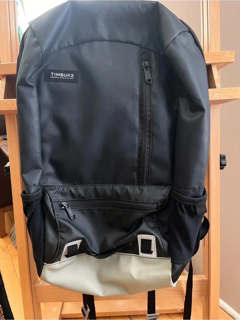 Timbuk2 Two-Tone Black and Cream Urban Backpack